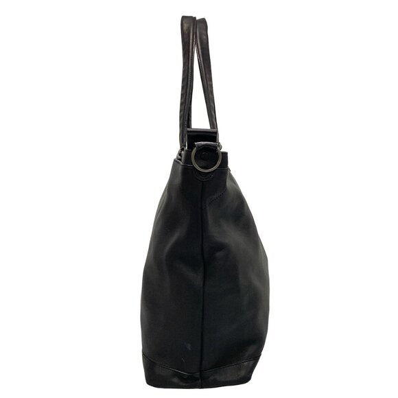 Auth BALENCIAGA Black Out City 459509 Black Leather Handbag - Picture 5 of 16